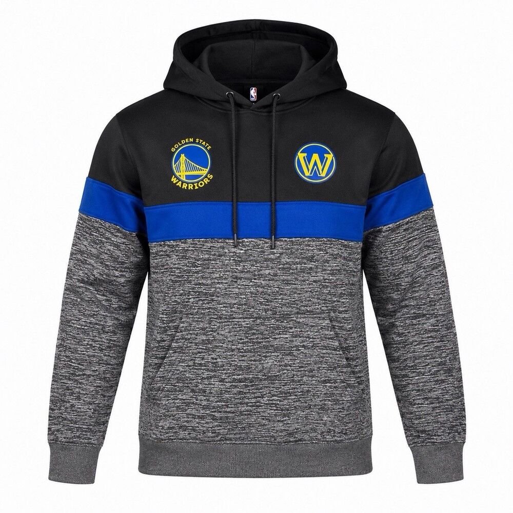 Golden State Warriors Men’s XL Ultra Game NBA Colorblock Pullover Hoodie NWT